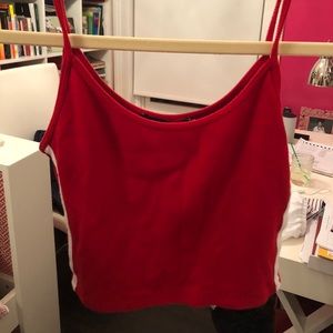 Brandy Melville Red Skylar Tank